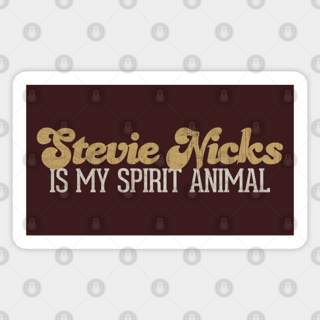 Stevie Nicks Is My Spirit Animal / 70s Boho Legend Sticker by DankFutura